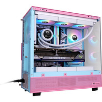 Thermaltake View 270 Plus TG ARGB , Tower-Gehäuse rosa, Tempered Glass x 2