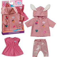 ZAPF Creation BABY born® Mantel Set mit Kleid 43cm, Puppenzubehör 