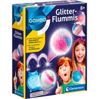 Clementoni Galileo Fun - Glitter-Flummis, Experimentierkasten 