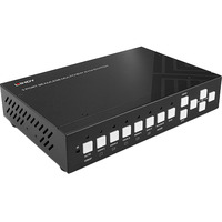 Lindy 5 Port KVM Switch Seamless Multiview, KVM-Switch schwarz