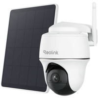 Reolink Argus Series B430 mit Solar Panel, Überwachungskamera weiß, 5MP, WLAN