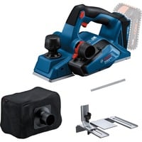 Bosch Professional Akku-Falzhobel GHO 18V-26 Professional solo, 18Volt, Elektrohobel blau/schwarz, ohne Akku und Ladegerät