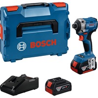 Bosch Professional Akku-Schlagschrauber GDR 18V-215 Professional, 18Volt blau, 2x Li-Ionen Akku 4,0Ah, in L-BOXX