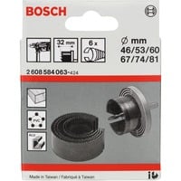 Bosch Professional Lochsägen-Set, Ø 46-81mm, für Alu 6-teilig, Arbeitslänge 32mm