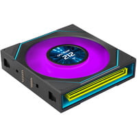 Lian Li UNI FAN SL-INF LCD FLEX 120 Wireless, Gehäuselüfter schwarz, Reverse, 120 mm