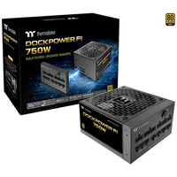 Thermaltake Dockpower FI 750W, PC-Netzteil schwarz, 1x 12-Pin High Power GPU, 4x PCIe, Kabelmanagement, 750 Watt