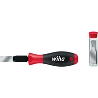 Wiha Universalschaber Set SoftFinish schwarz/rot, inkl. 10 Ersatzklingen