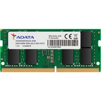 ADATA SO-DIMM 32 GB DDR4-3200 , Arbeitsspeicher grün, AD4S320032G22-SGN, Premier, INTEL XMP