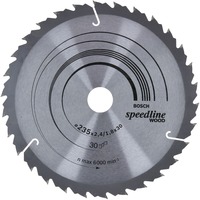 Bosch Professional PRO Wood Kreissägeblatt, Ø 235mm, 30Z Bohrung 30mm, für Handkreissägen