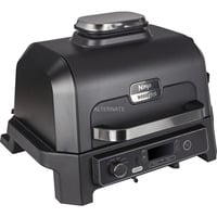 Ninja Elektrogrill & Smoker Woodfire Pro XL OG850EU schwarz/grau, 1.700 Watt, 4 Programme, Timer