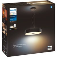 Philips HUE White Ambiance Fair Pendelleuchte, LED-Leuchte schwarz, inkl. Dimmschalter