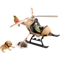 Schleich Wild Life Helikopter Tierrettung, Spielfigur 