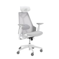 ASUS ROG Destrier Ergo Gaming-Stuhl white weiß, mobile Gaming-Armstützmodus, Akustikpaneel