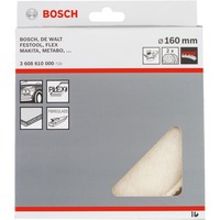 Bosch Lammfellscheibe, Ø 160mm, 2 Stück, Schleifscheibe für Exzenterschleifer