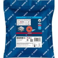 Bosch Professional X-LOCK Expert R782 Prisma Ceramic Fiberschleifscheibe, Ø 115mm, K36 25 Stück, Bohrung 22,23mm