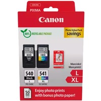Canon Tinte Photo Value Pack PG-540L/CL541-XL inkl. 50 Blatt 10x15 Fotopapier