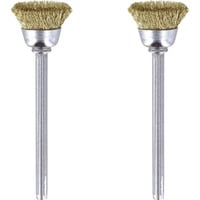 Dremel Messingbürste Ø 13 mm (536) 2 Stück, Schaft  Ø  3,2mm
