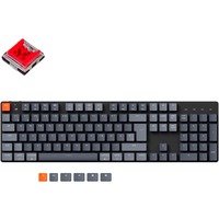Keychron K5 SE, Gaming-Tastatur schwarz/grau, DE-Layout, Keychron Low Profile Optical Red, Hot-Swap, RGB