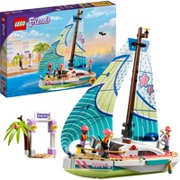 LEGO 41716 Friends Stephanies Segelabenteuer, Konstruktionsspielzeug Spielzeug-Segelboot mit 3 Mini-Figuren