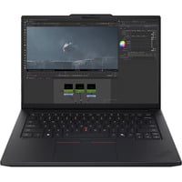 Lenovo ThinkPad P14s G7 Intel (21XJ005SGE), Notebook schwarz, Intel® Core™ Ultra 9 386H, NVIDIA RTX PRO 1000, 64 GB LPDDR5X, 1 TB (1 TB SSD), Windows 11 Pro