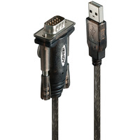 Lindy USB auf Seriell Konverter Lite schwarz, 1,5m
