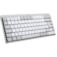 Logitech MX Mechanical Mini für Mac, Tastatur hellgrau/weiß, DE-Layout, taktile Schalter, Bluetooth, kompatibel mit macOS, iPadOS und iOS