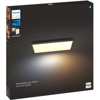 Philips HUE White Ambiance Aurelle quadratische Panelleuchte XL, LED-Leuchte schwarz, inkl. Dimmschalter