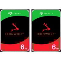 Seagate IronWolf NAS 2 x 6 TB SilentWolf Bundle, Festplatte SATA 6 Gb/s, 3,5", 2er Bundle