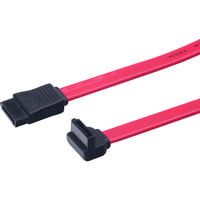 Digitus SATA Anschlusskabel, Stecker 90° abgewinkelt rot, 50cm