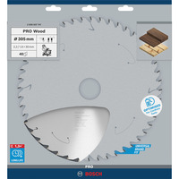 Bosch Professional PRO Wood cordless Kreissägeblatt, Ø 305mm, 40Z Bohrung 30mm, für Akku-Kappsägen