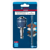 Bosch Professional EXPERT Power Change Plus Adapter, Hex 11mm blau, 2-teilig, mit TCT Zentrierbohrer Ø 8,5mm x105mm