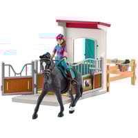 Schleich Horse Club Pferdebox mit Lisa & Storm, Spielfigur