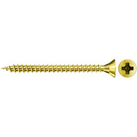 fischer Spanplattenschraube ClassicFast II 5,0x25 Senkkopf PZ 500 Stück, mit Vollgewinde