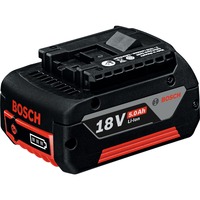 Bosch Professional Einschub-Akkupack 18V 5 Ah Li-Ion schwarz/rot