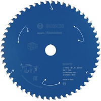 Bosch Professional Kreissägeblatt Expert for Aluminium, Ø 184mm, 54Z Bohrung 20mm, für Akku-Handkreissägen