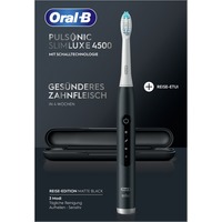 Braun Oral-B Pulsonic Slim Luxe 4500 Reise-Edition, Elektrische Zahnbürste schwarz