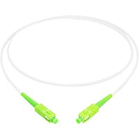 Digitus Glasfaser-Simplex-Patchkabel, stahlarmiert, Singlemode, SC/APC > SC/APC weiß, 20 Meter