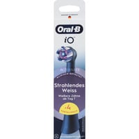  Oral-B iO Strahlendes Weiss 4er, Aufsteckbürste schwarz, Für eine aufhellende Reinigung