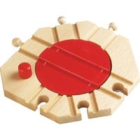 BRIO World Mechanische Drehscheibe, Bahn holz/rot