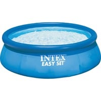 Intex Easy Set Pools 128132GN, Ø 366 x 76 cm, Schwimmbad hellblau/dunkelblau, mit Kartuschenfilteranlage ECO 604G