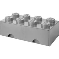 Room Copenhagen LEGO Brick Drawer 8 grau, Aufbewahrungsbox grau