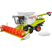 bruder 02119 Claas Lexion 780 Terra Trac Mähdrescher, Modellfahrzeug grün/weiß
