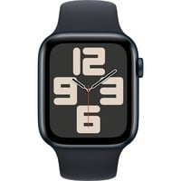 Apple Watch SE (2023), Smartwatch dunkelblau/dunkelblau, 44 mm, Sportarmband, Aluminium, Cellular