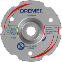 Dremel DSM20 Mehrzweck-Karbidtrennscheibe (DSM600) 1 Stück, für Kompaktsäge DSM20-3/4