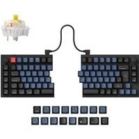 Keychron Q11, Gaming-Tastatur schwarz/blau, DE-Layout, Keychron K Pro Banana, Hot-Swap, Aluminiumrahmen, RGB