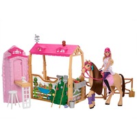 Barbie Mysteries: Die große Pferdejagd - Ultimativer Pferdestell, Spielgebäude