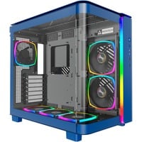 Montech KING 95 PRO , Tower-Gehäuse blau, Tempered Glass x 2