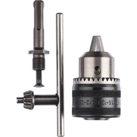 Bosch Heimwerken & Garten Bohrfutter 1,5 - 13mm, mit SDS-plus Adapter Zahnkranzbohrfutter mit Schlüssel