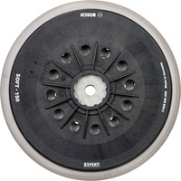 Bosch Professional Expert Multiloch Stützteller, weich, Ø150mm, M8, Schleifteller schwarz, für Bosch Exzenterschleifer