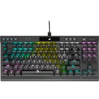 Corsair K70 RGB TKL Generalüberholt, Gaming-Tastatur schwarz, US-Layout, Corsair OPX